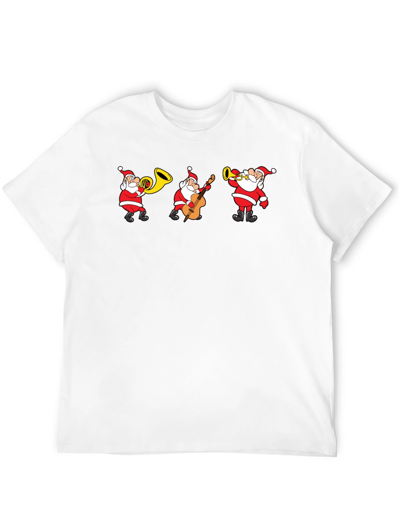 Santa Band Graphic Tee - Holiday Cheer