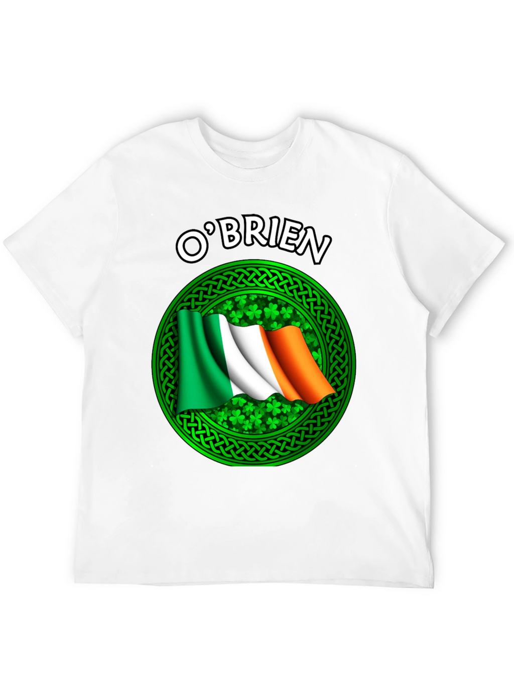 OBrien Irish Flag Shamrock T-Shirt