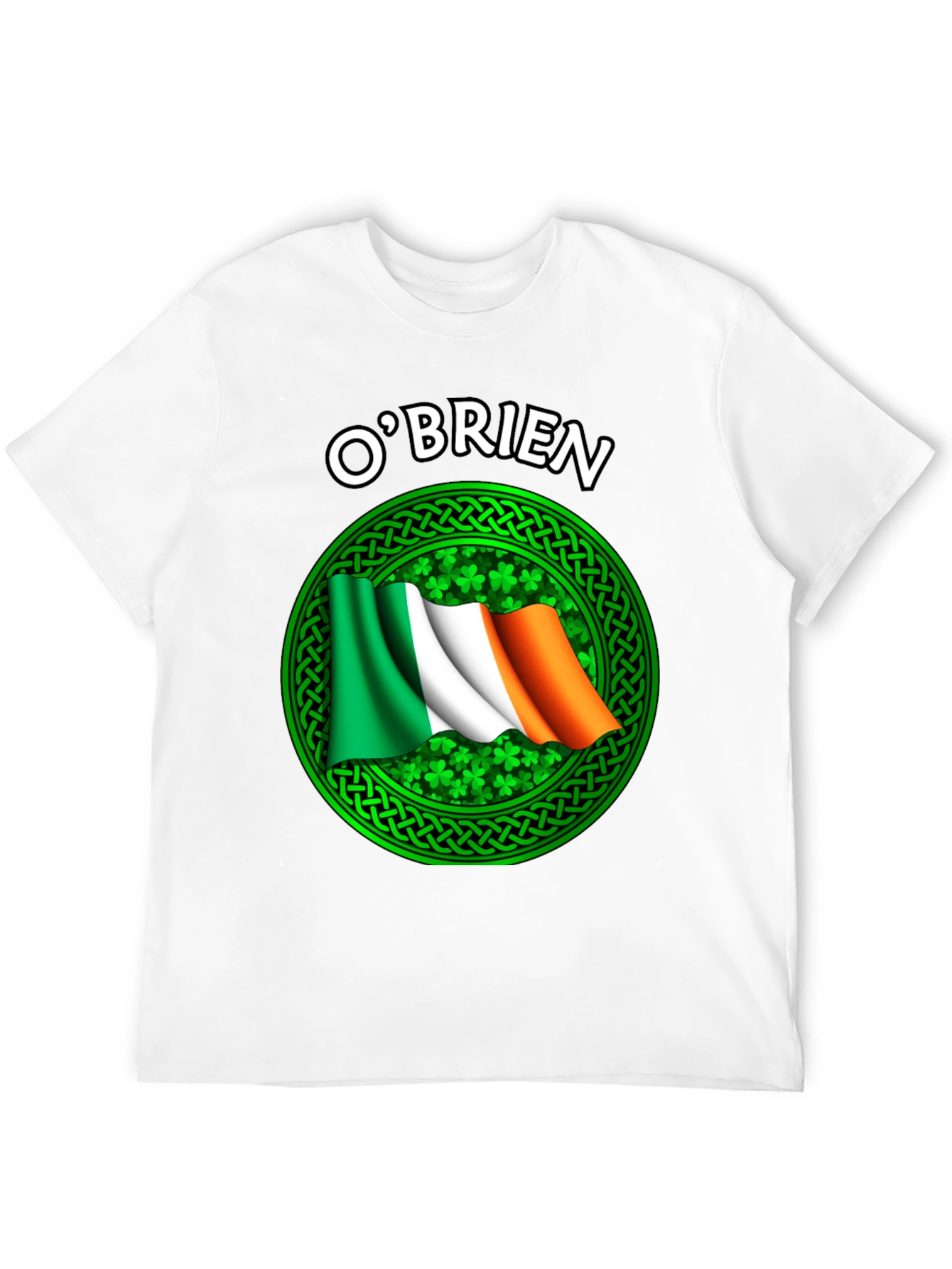 OBrien Irish Flag Shamrock T-Shirt