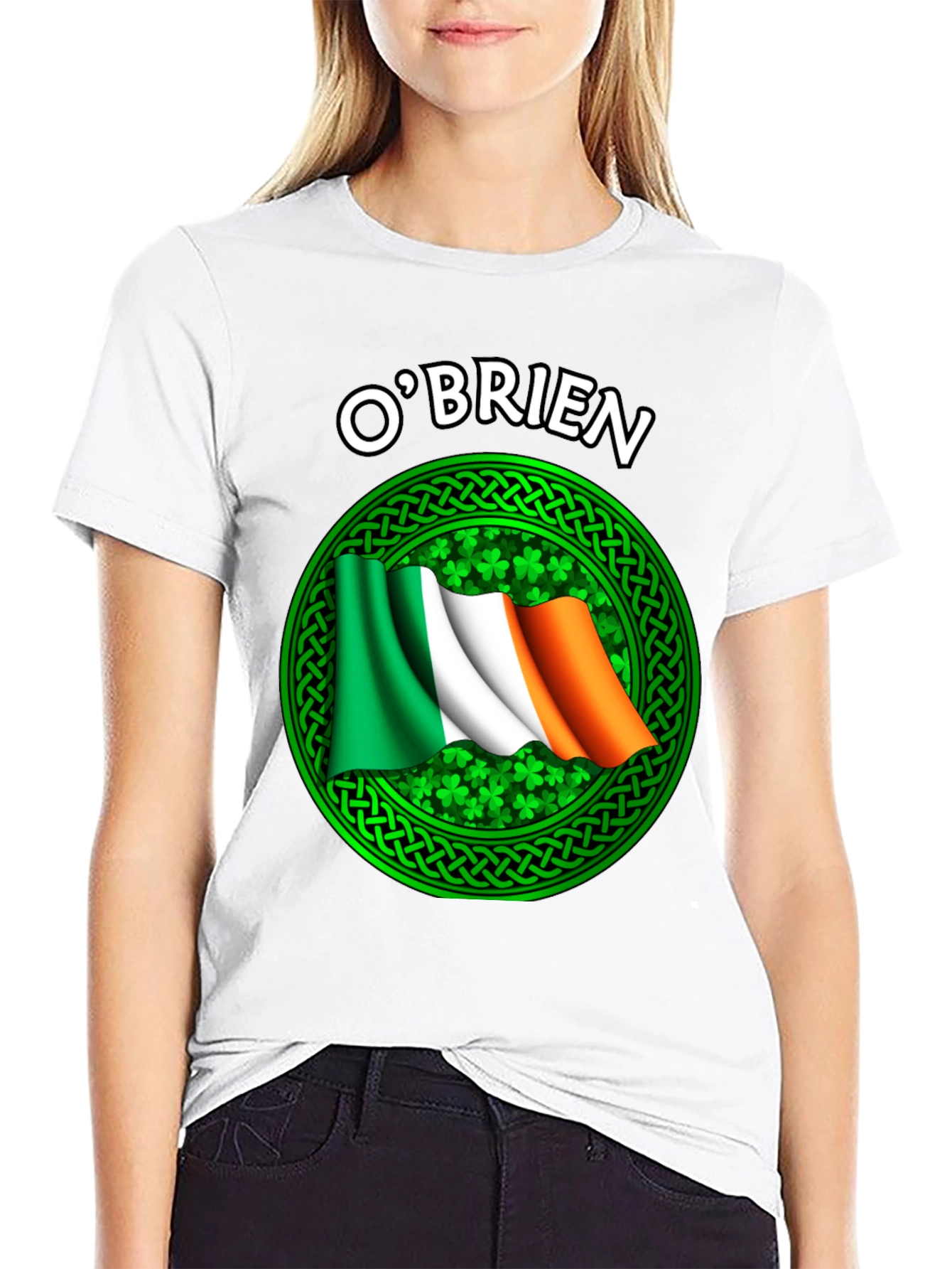 OBrien Irish Flag Shamrock T-Shirt