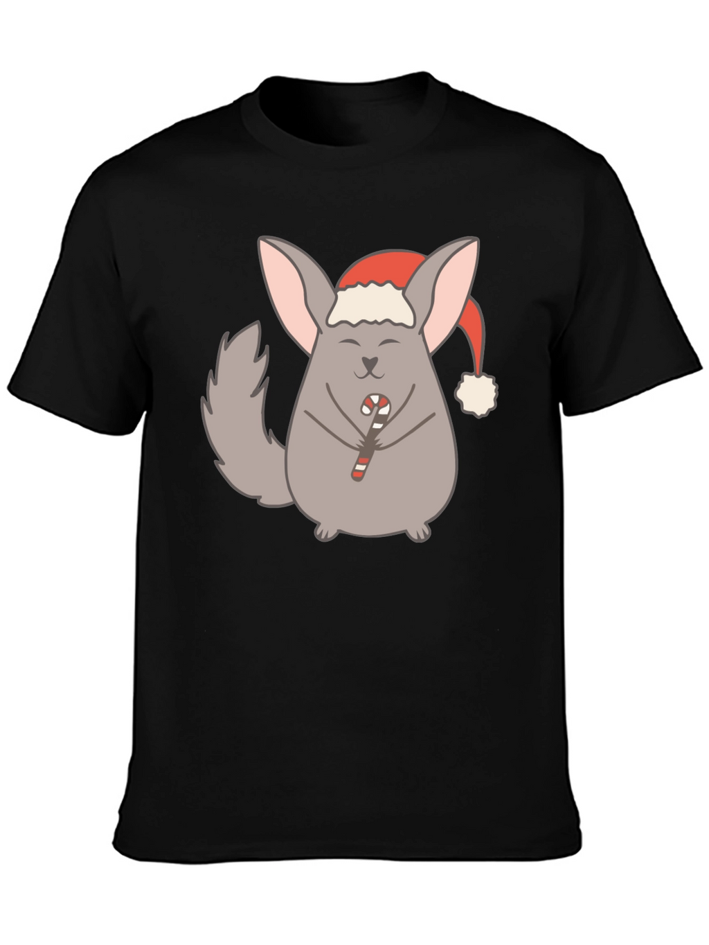 Festive Chinchilla Graphic Tee - Holiday Edition