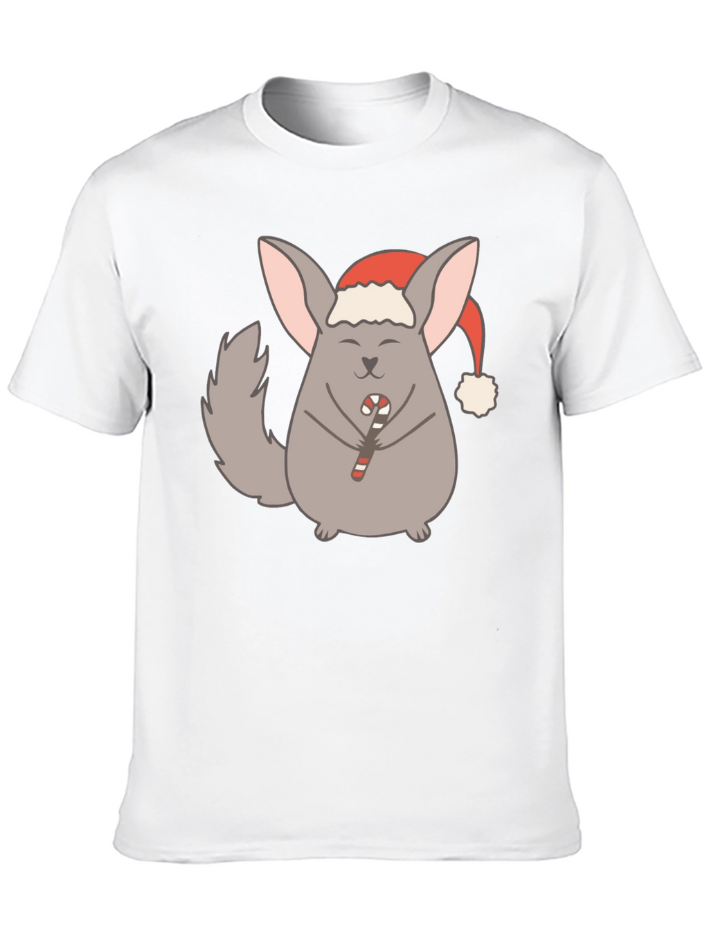 Festive Chinchilla Graphic Tee - Holiday Edition