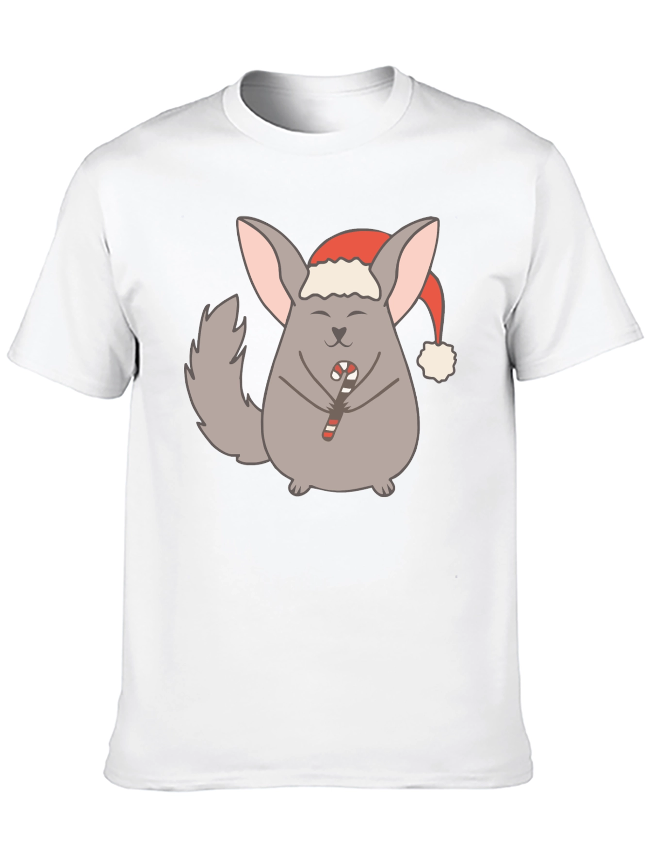 Festive Chinchilla Graphic Tee - Holiday Edition