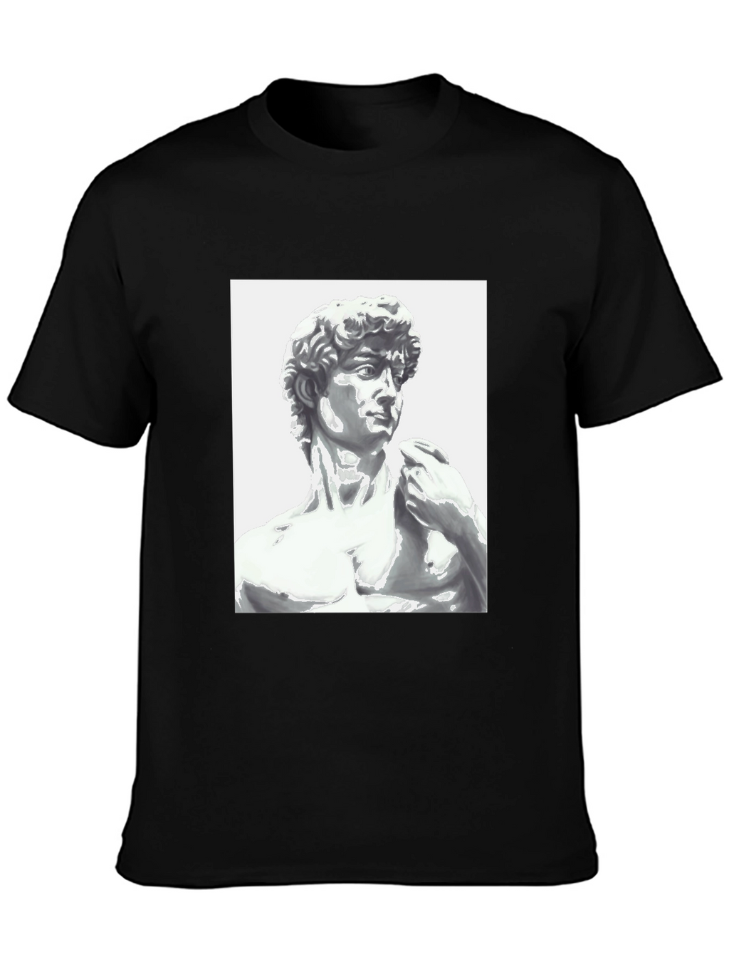 Michelangelos David T-Shirt - Black
