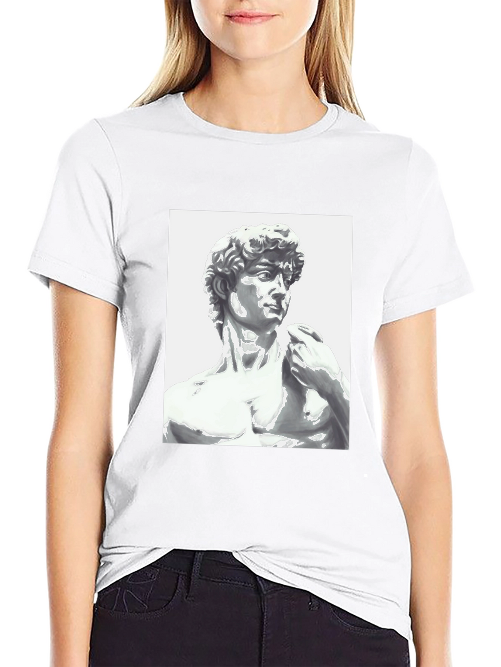 Michelangelos David T-Shirt - Black