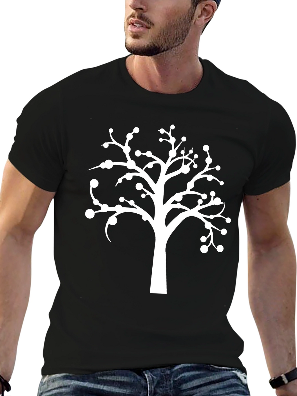 Modern Tree Graphic Tee - Stylish and Unique