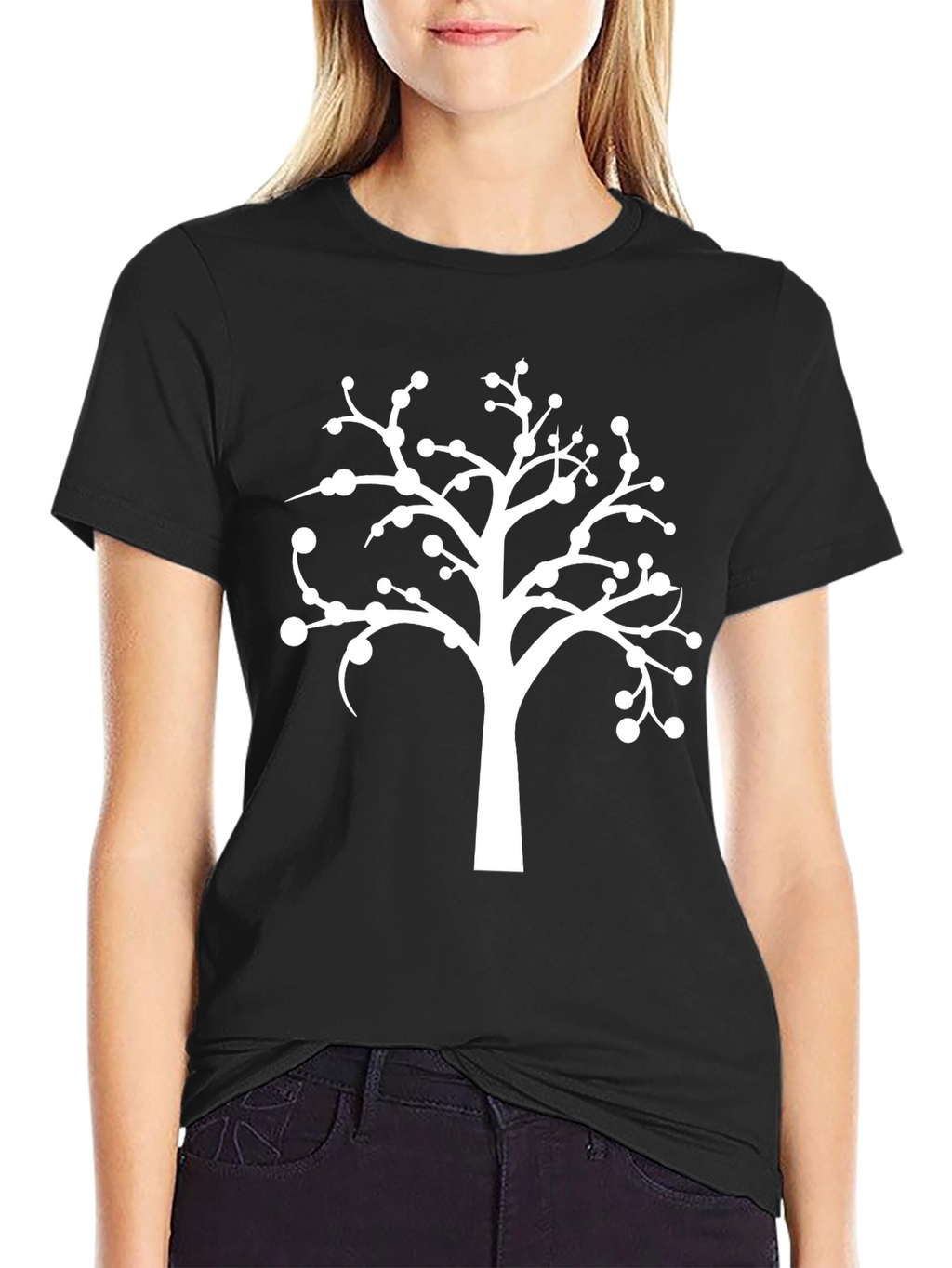 Modern Tree Graphic Tee - Stylish and Unique