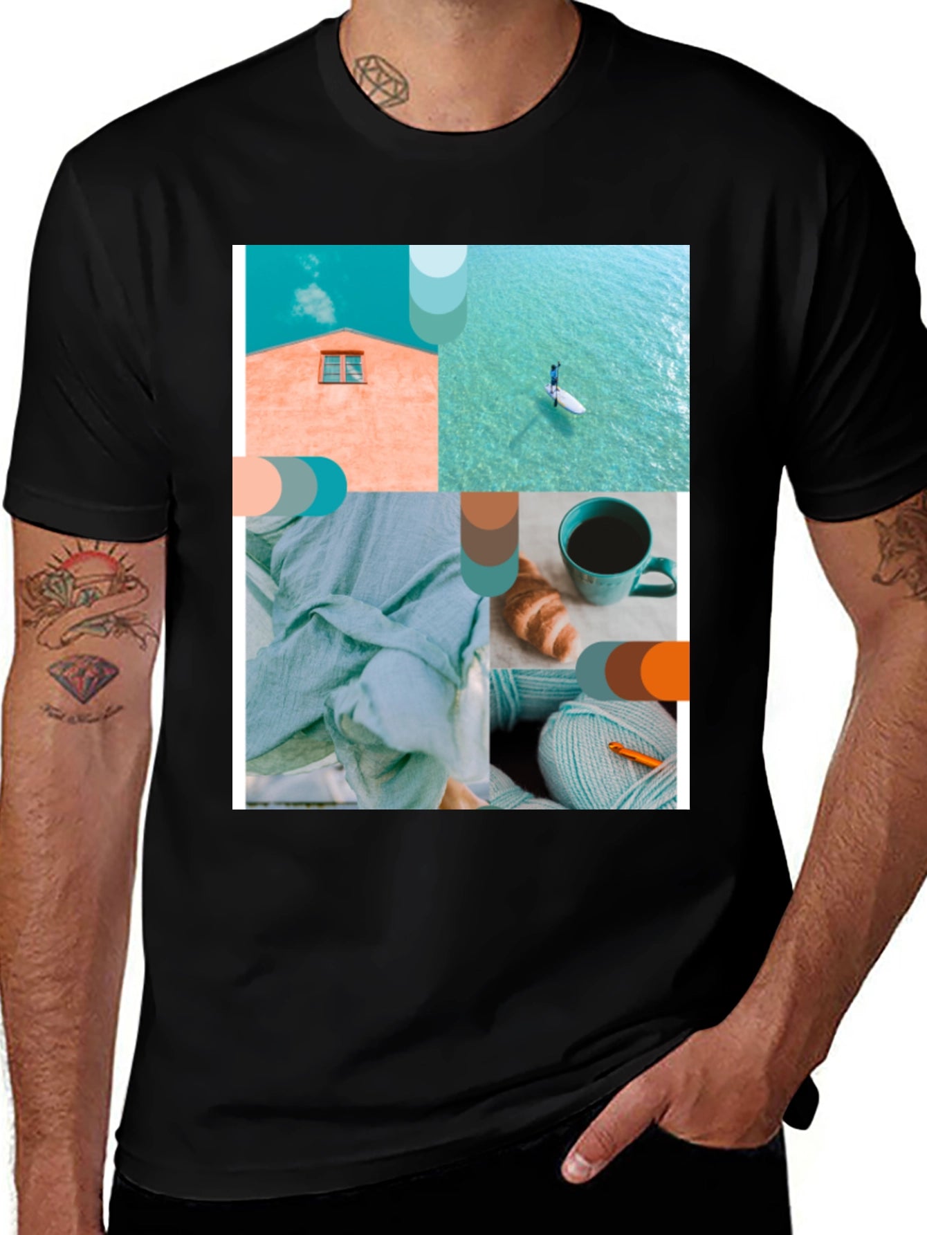 Modern Art Graphic T-Shirt