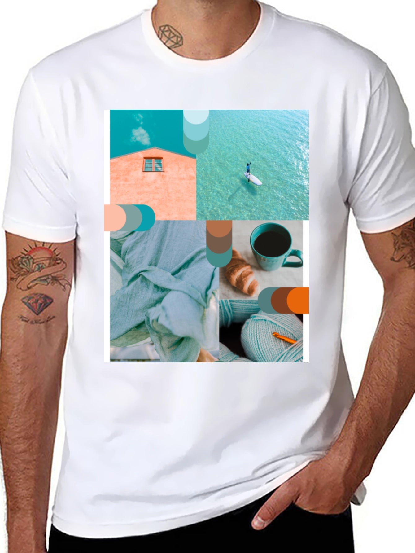 Modern Art Graphic T-Shirt