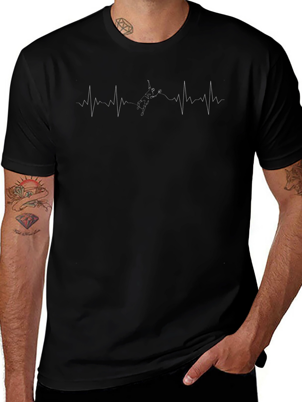 Heartbeat New Zealand T-Shirt - Black