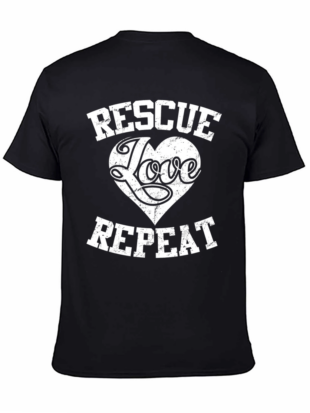 Rescue Love Repeat Graphic T-Shirt