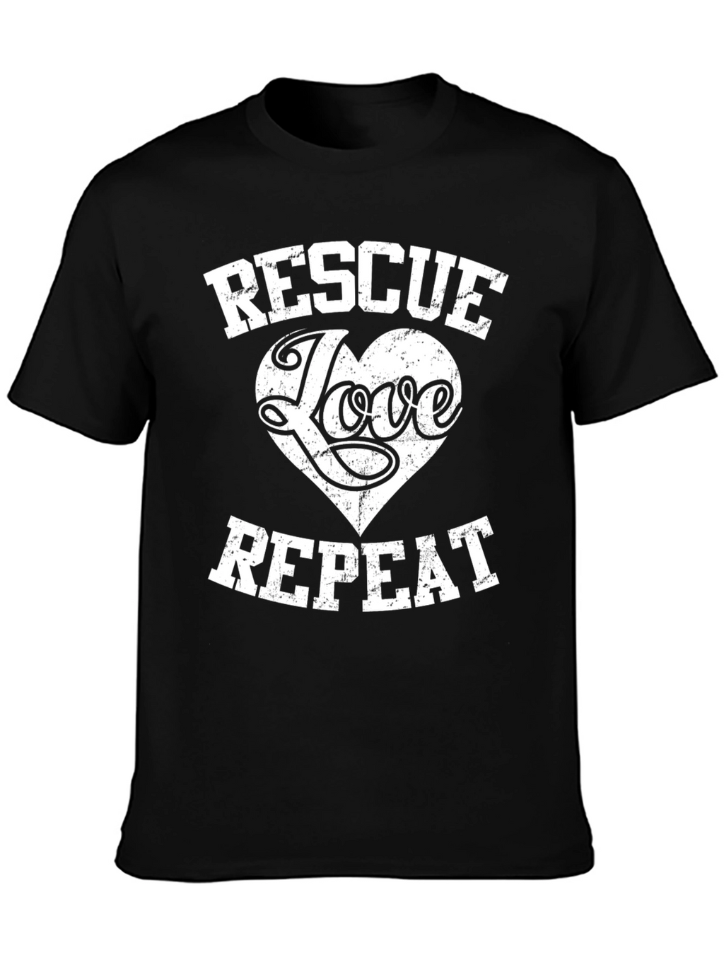 Rescue Love Repeat Graphic T-Shirt