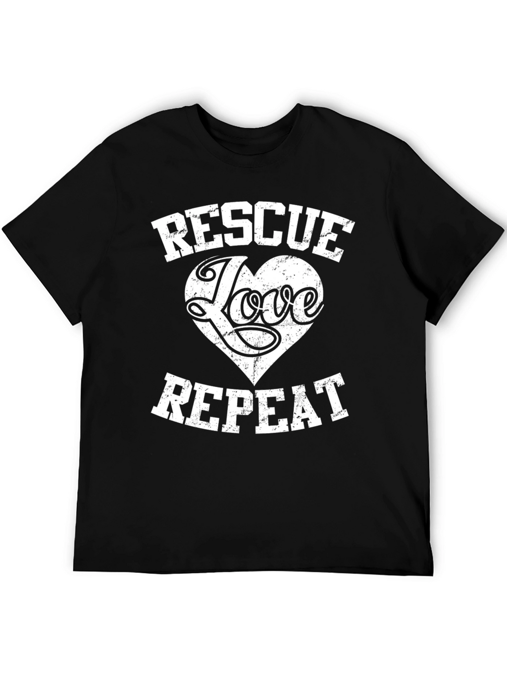 Rescue Love Repeat Graphic T-Shirt