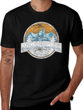 Mendenhall Glacier T-Shirt - Retro Mountain Design