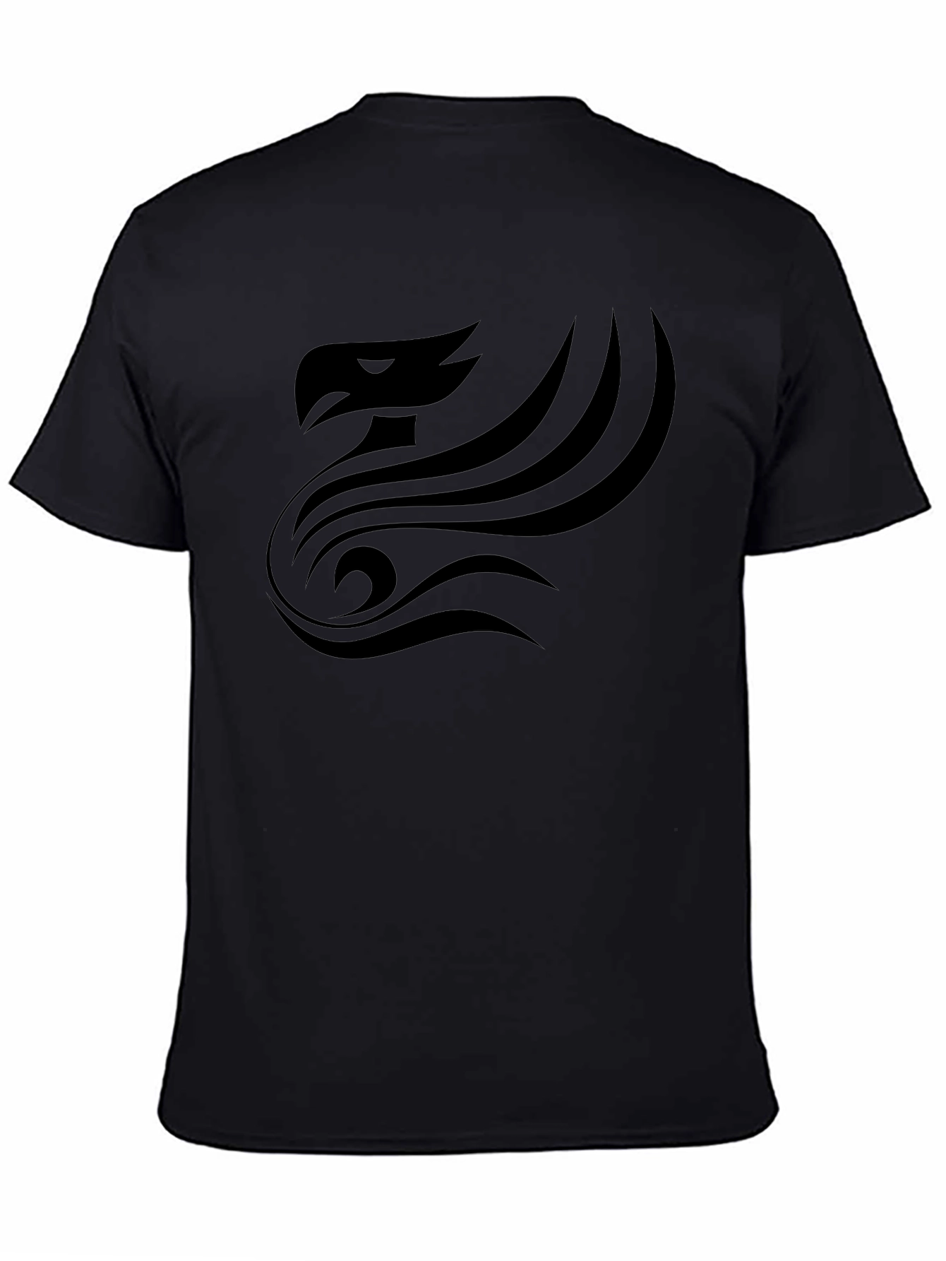 Phoenix Graphic T-Shirt - Bold Black Design