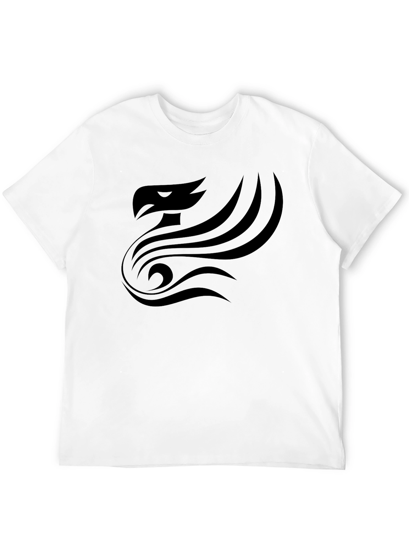 Phoenix Graphic T-Shirt - Bold Black Design