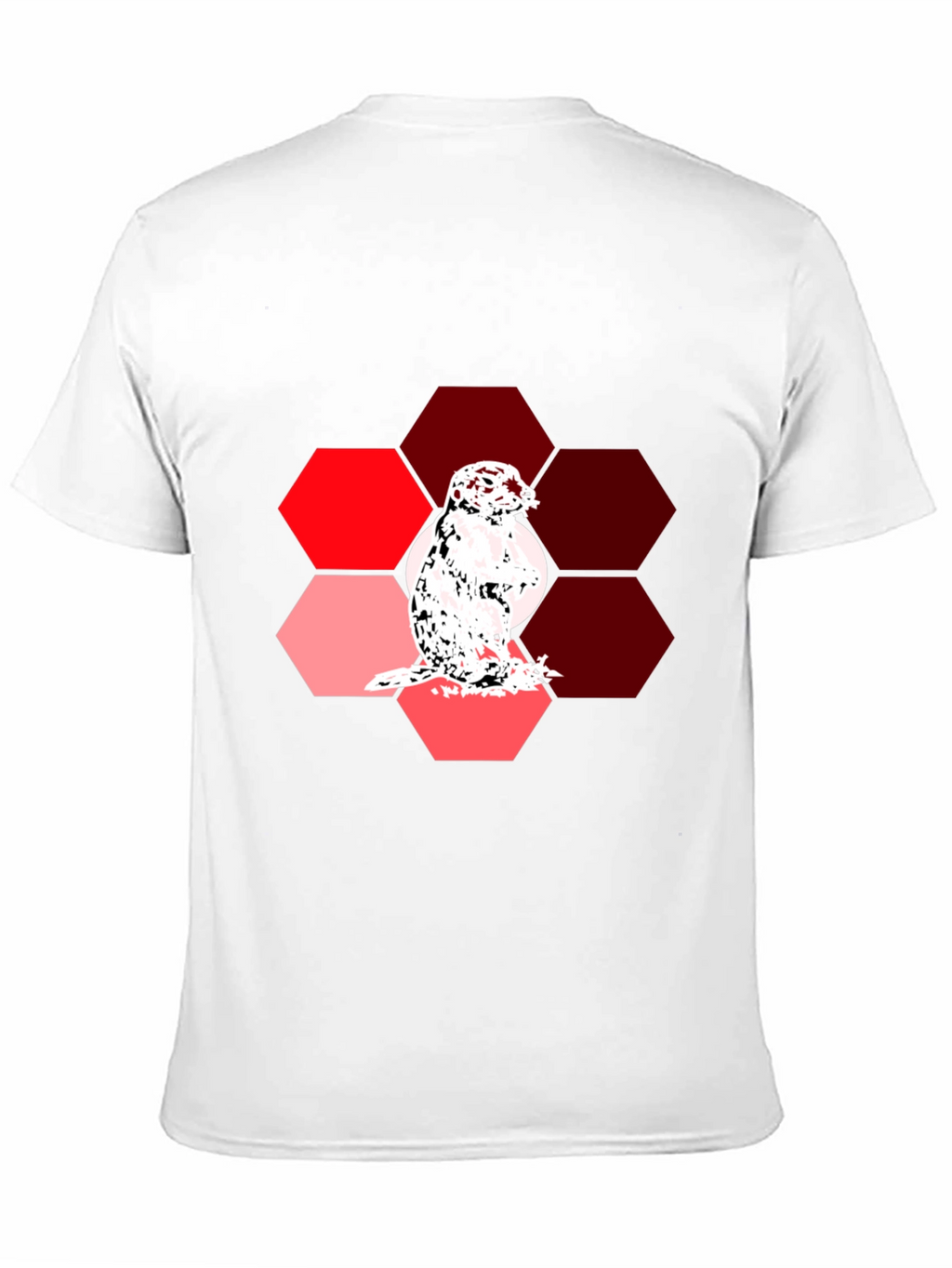 Gopher Hexagon Graphic Tee - Unique Design