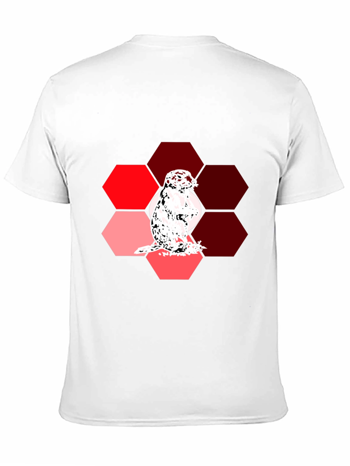 Gopher Hexagon Graphic Tee - Unique Design