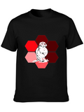 Gopher Hexagon Graphic Tee - Unique Design