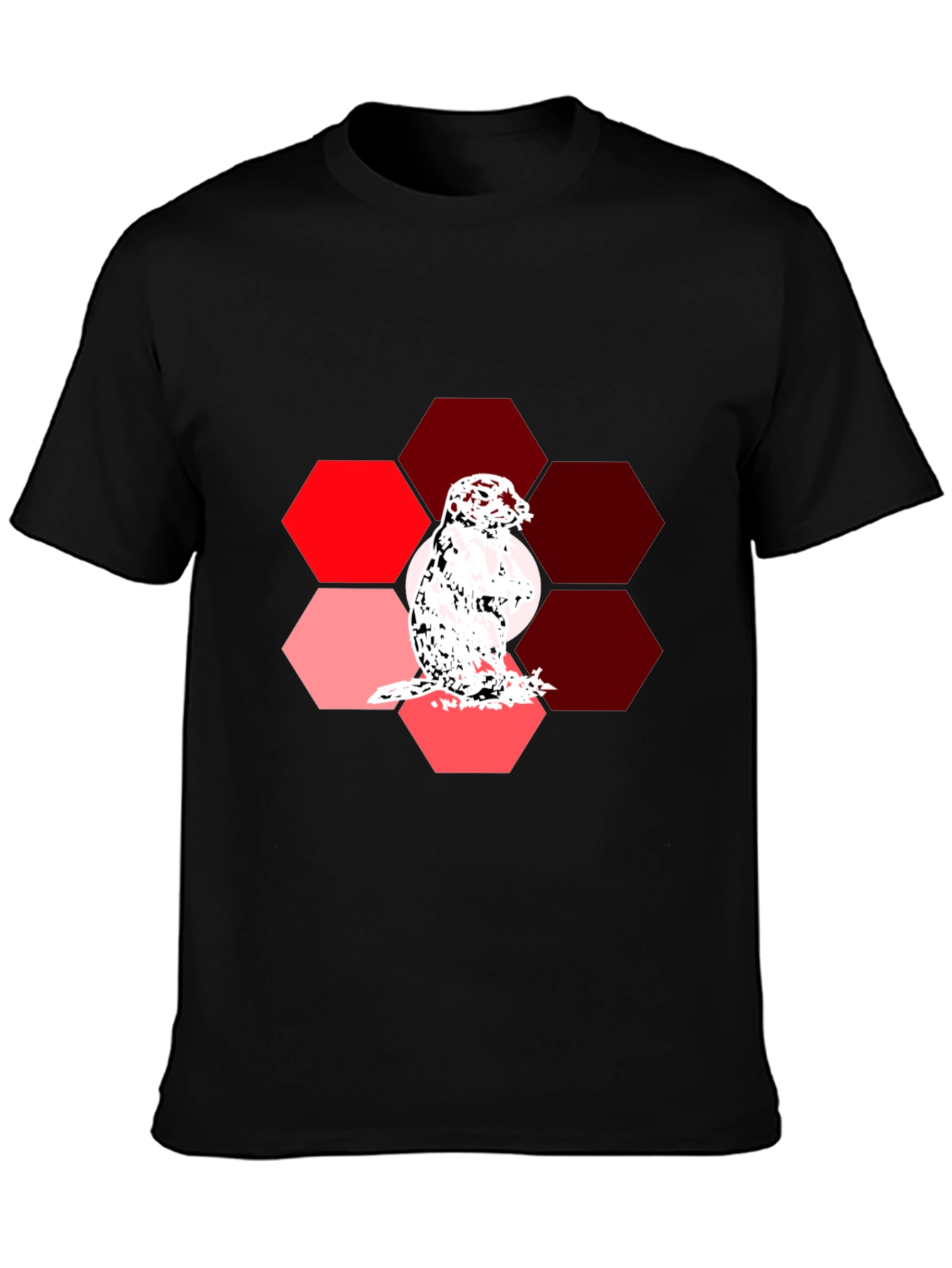 Gopher Hexagon Graphic Tee - Unique Design