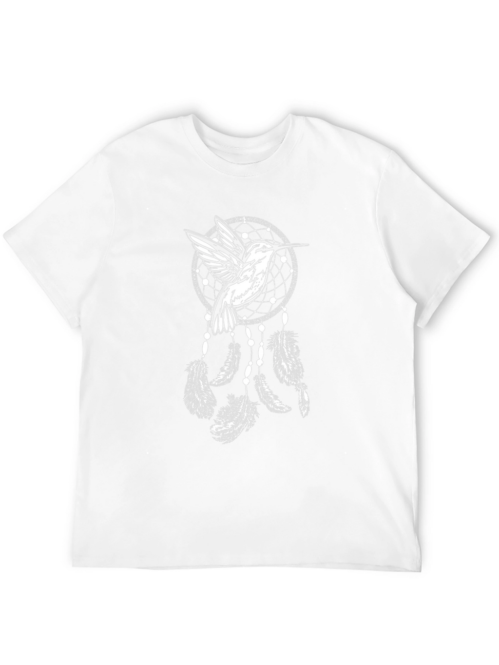 Hummingbird Dreamcatcher Black T-Shirt
