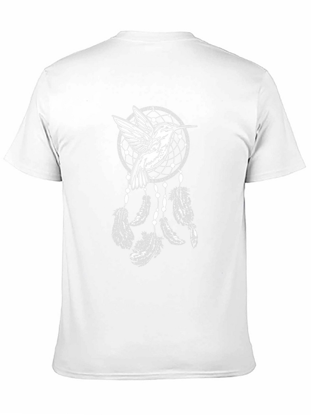 Hummingbird Dreamcatcher Black T-Shirt