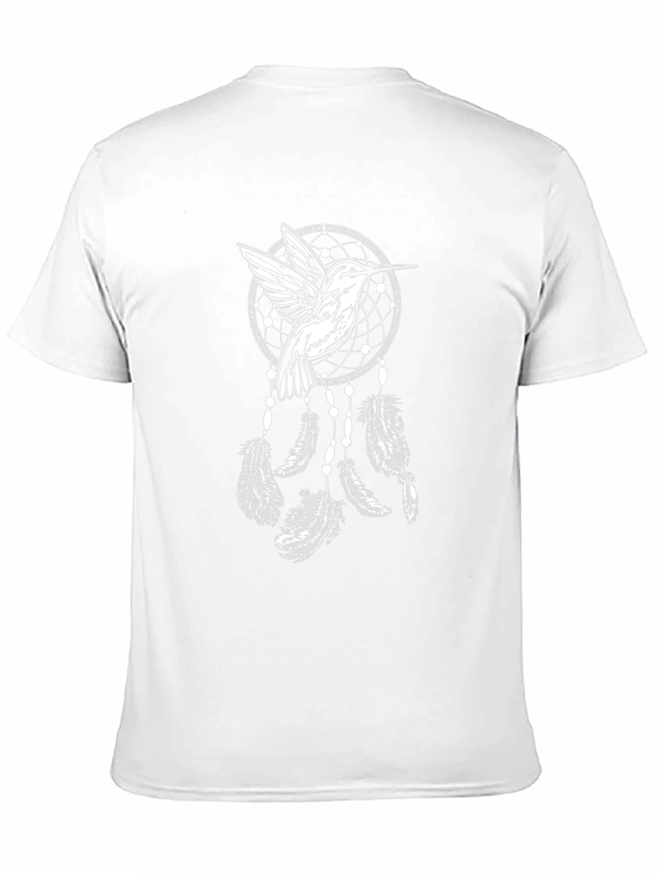 Hummingbird Dreamcatcher Black T-Shirt