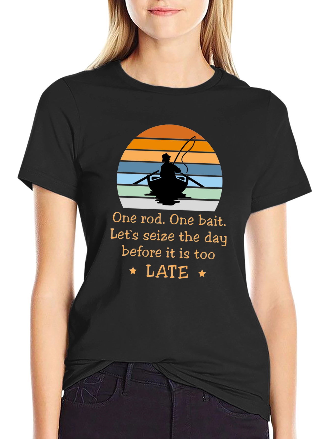 Seize the Day Fishing T-Shirt - One Rod One Bait