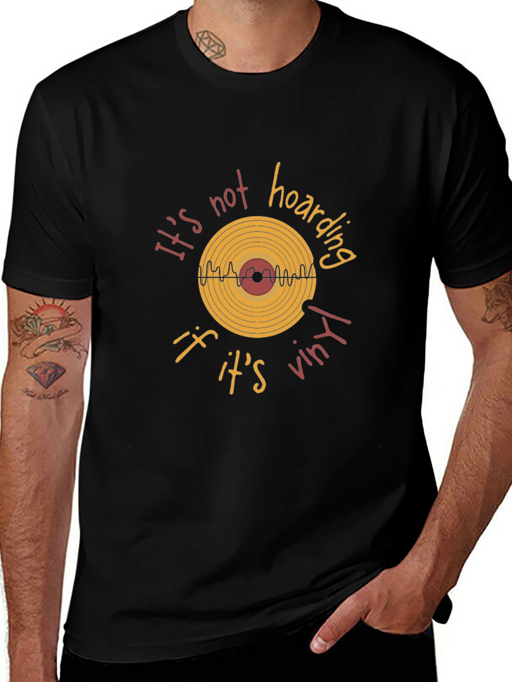 Its Not Hoarding If Its Vinyl T-Shirt