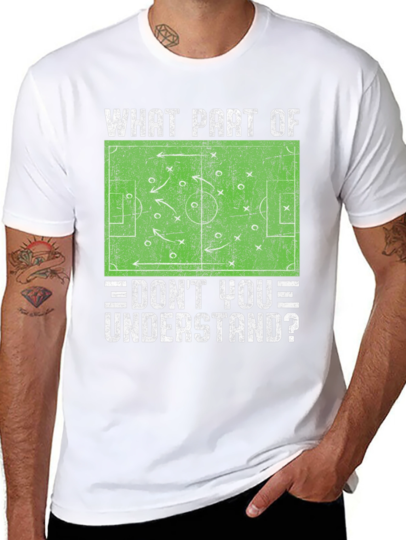 Soccer Play Diagram T-Shirt - What Part Dont You Understand?