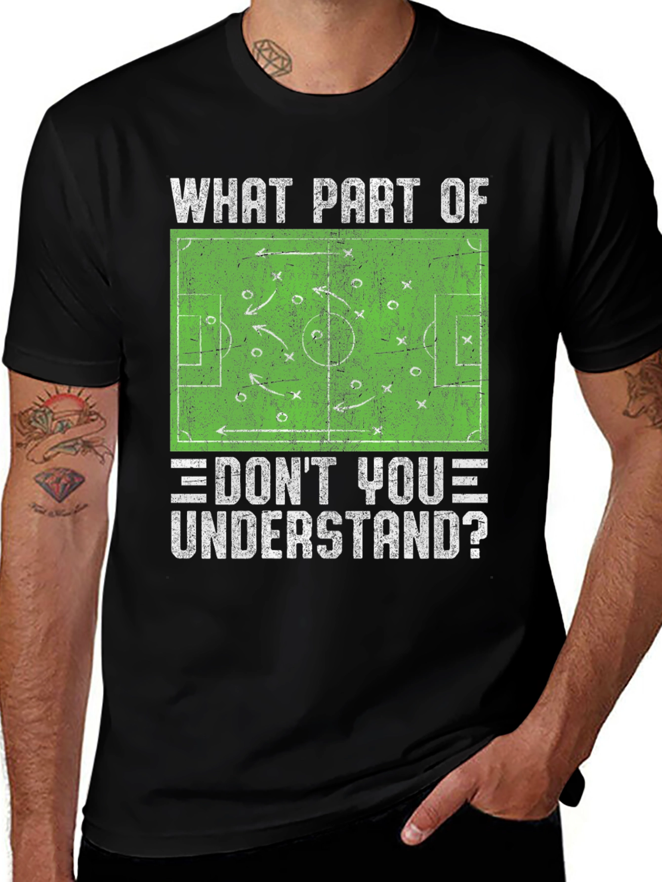 Soccer Play Diagram T-Shirt - What Part Dont You Understand?