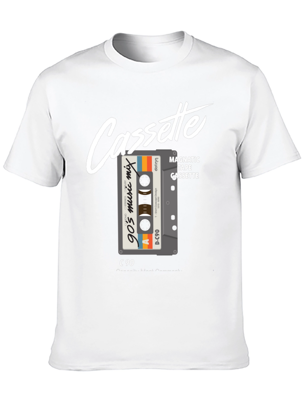 90s Cassette Mix Tape Graphic T-Shirt