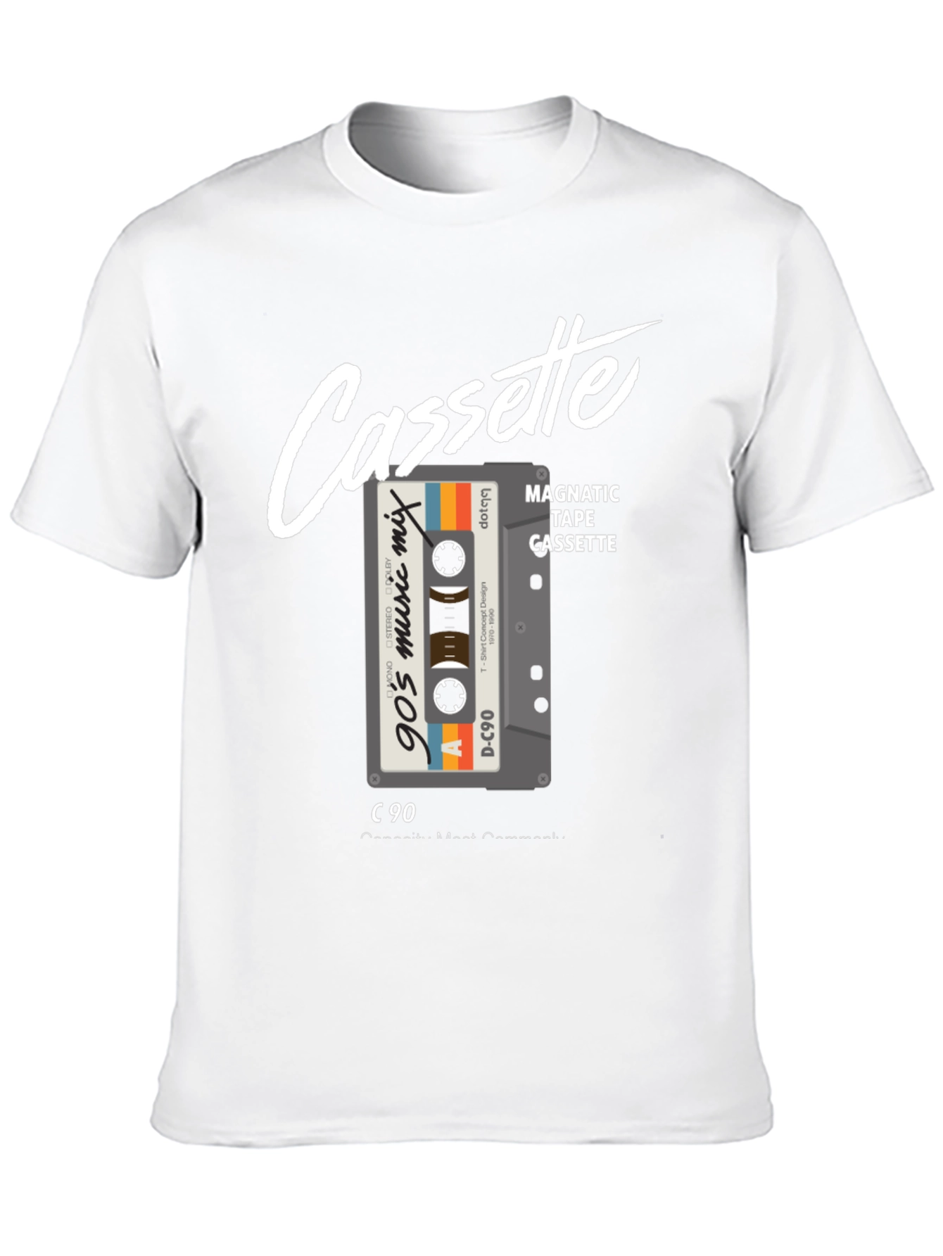 90s Cassette Mix Tape Graphic T-Shirt