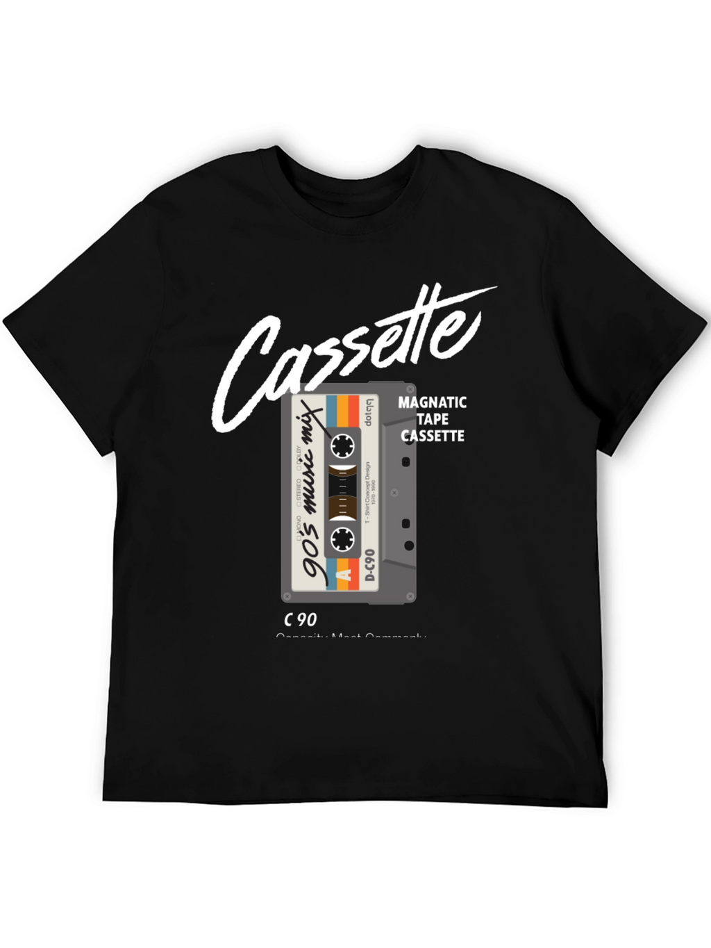 90s Cassette Mix Tape Graphic T-Shirt