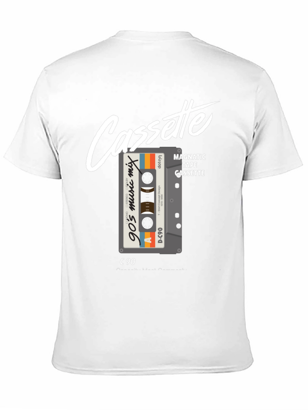 90s Cassette Mix Tape Graphic T-Shirt