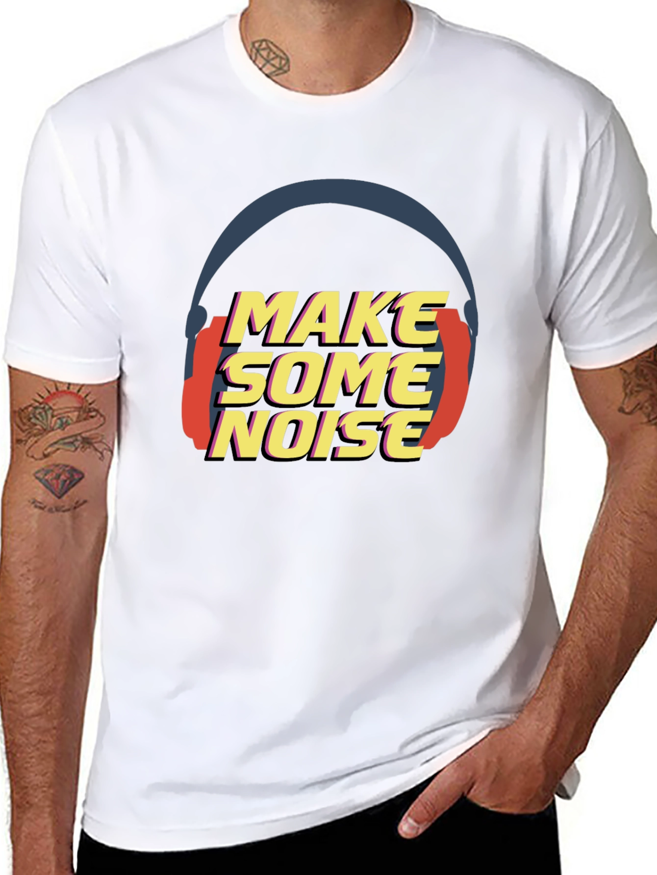 Make Some Noise Black T-Shirt