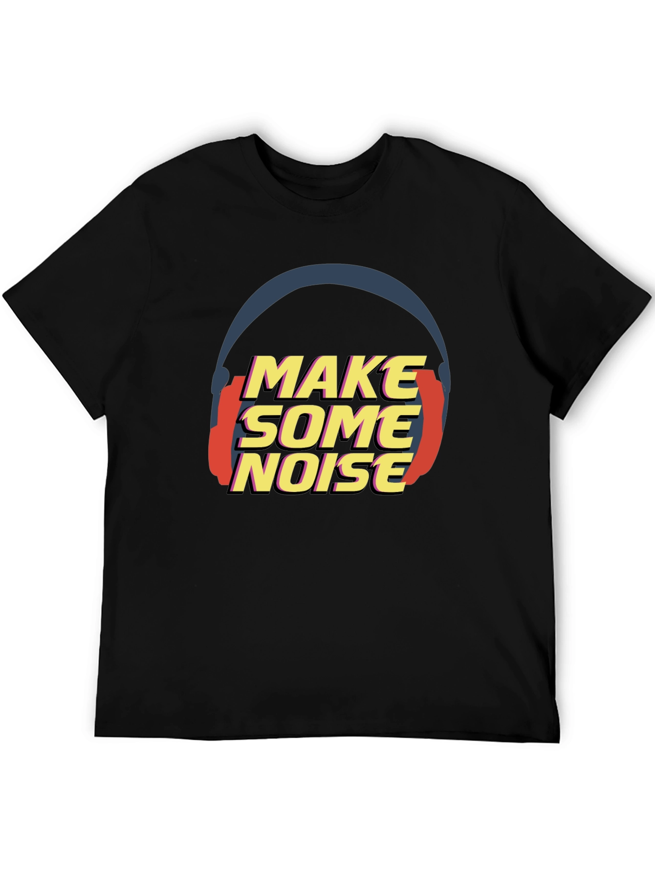 Make Some Noise Black T-Shirt