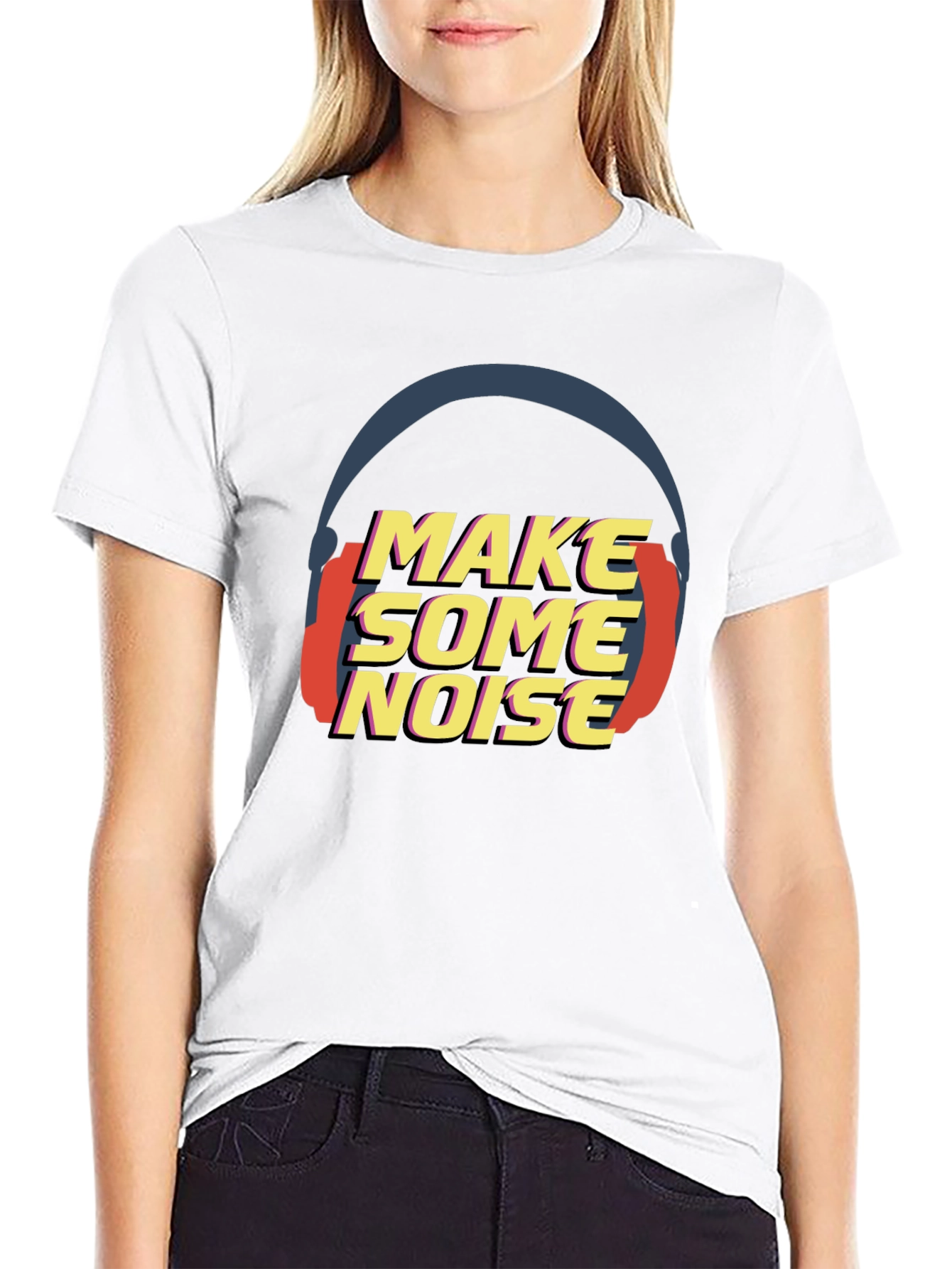 Make Some Noise Black T-Shirt