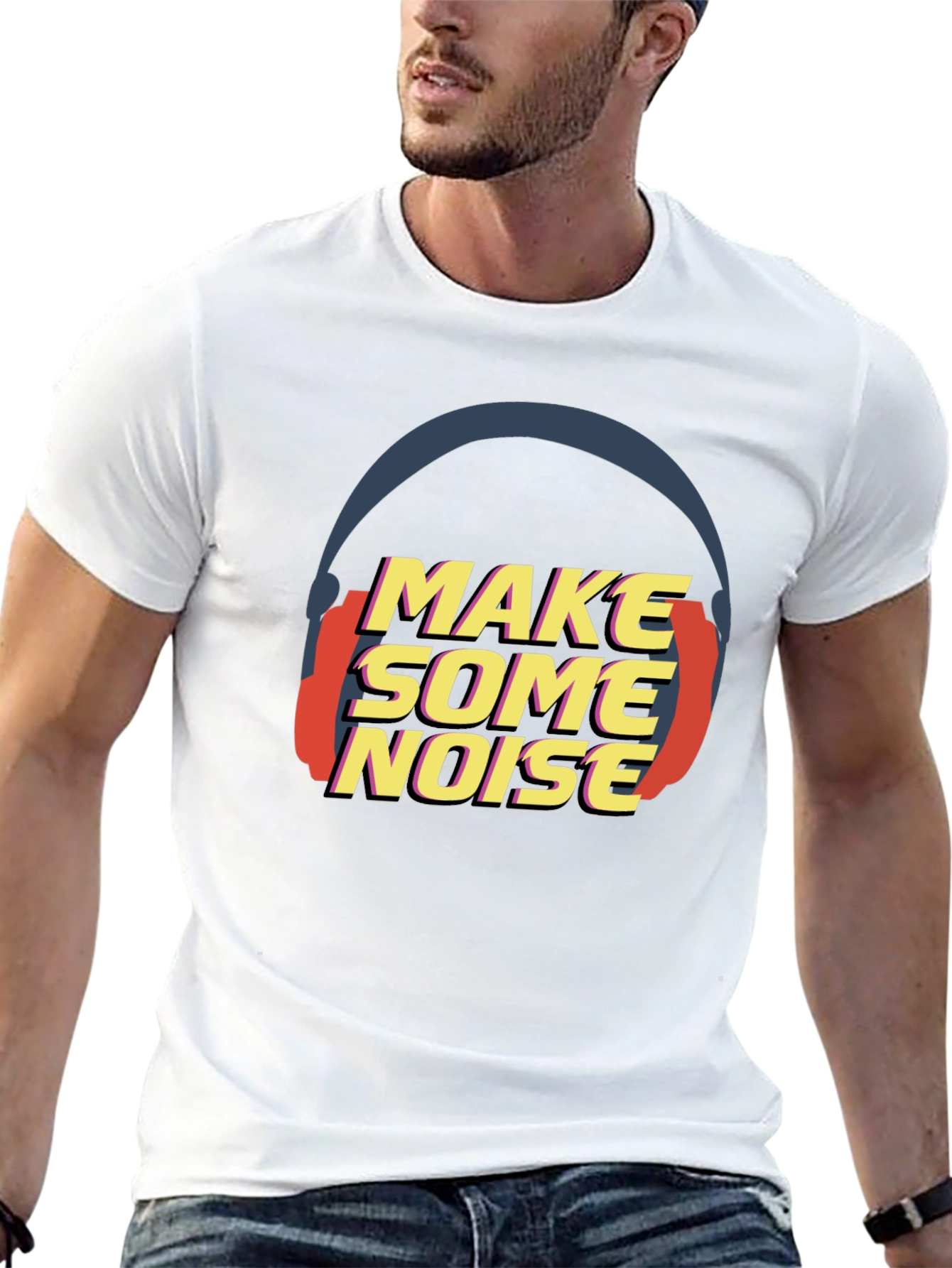 Make Some Noise Black T-Shirt