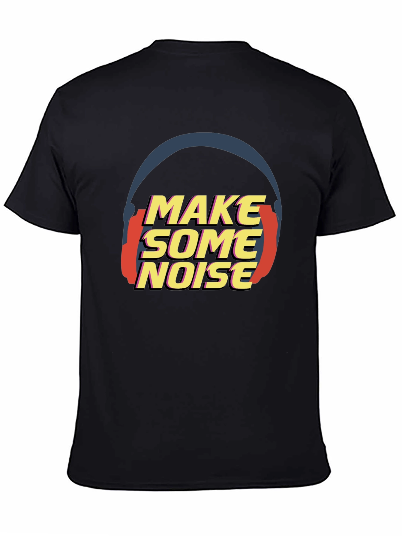 Make Some Noise Black T-Shirt