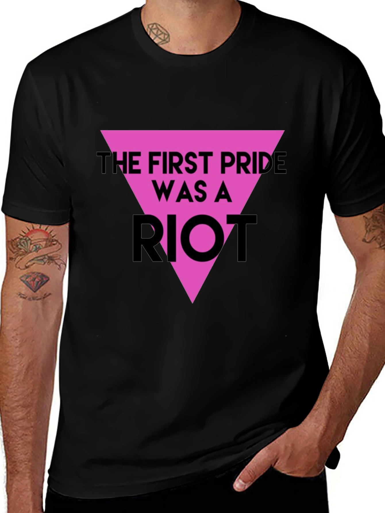 Pride Riot T-Shirt - Black