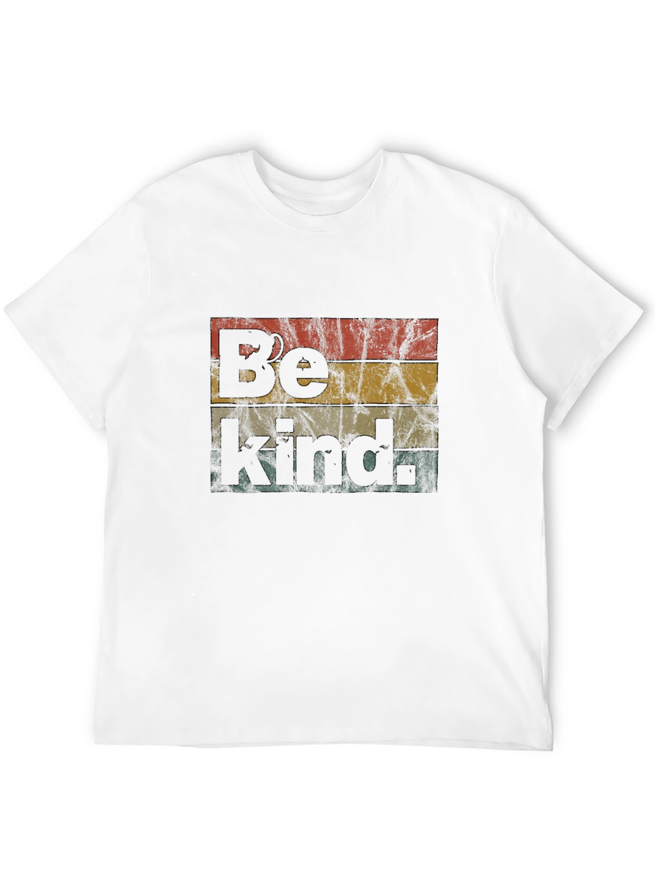 Be Kind Retro Style Black Graphic T-Shirt