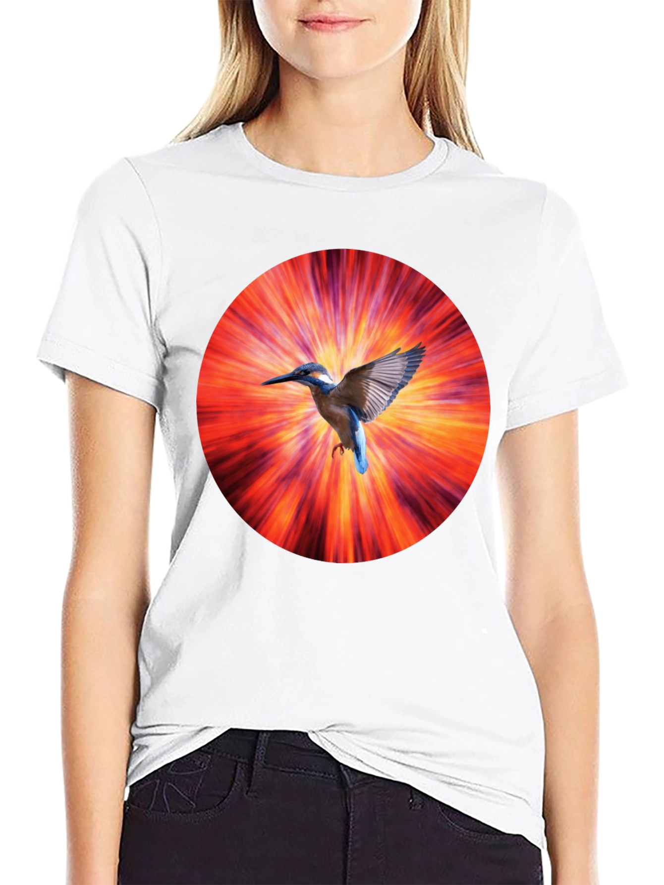 Bird Burst Graphic T-Shirt