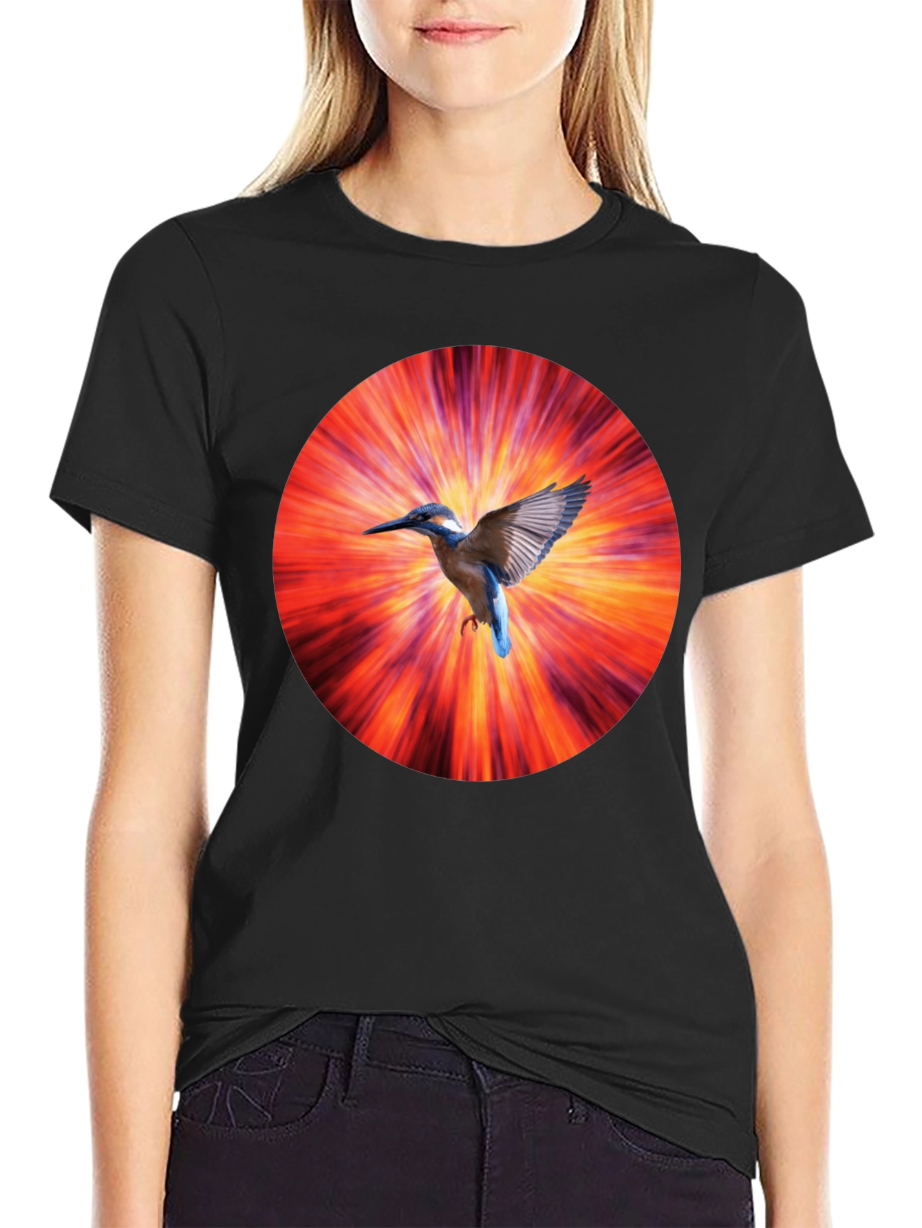 Bird Burst Graphic T-Shirt