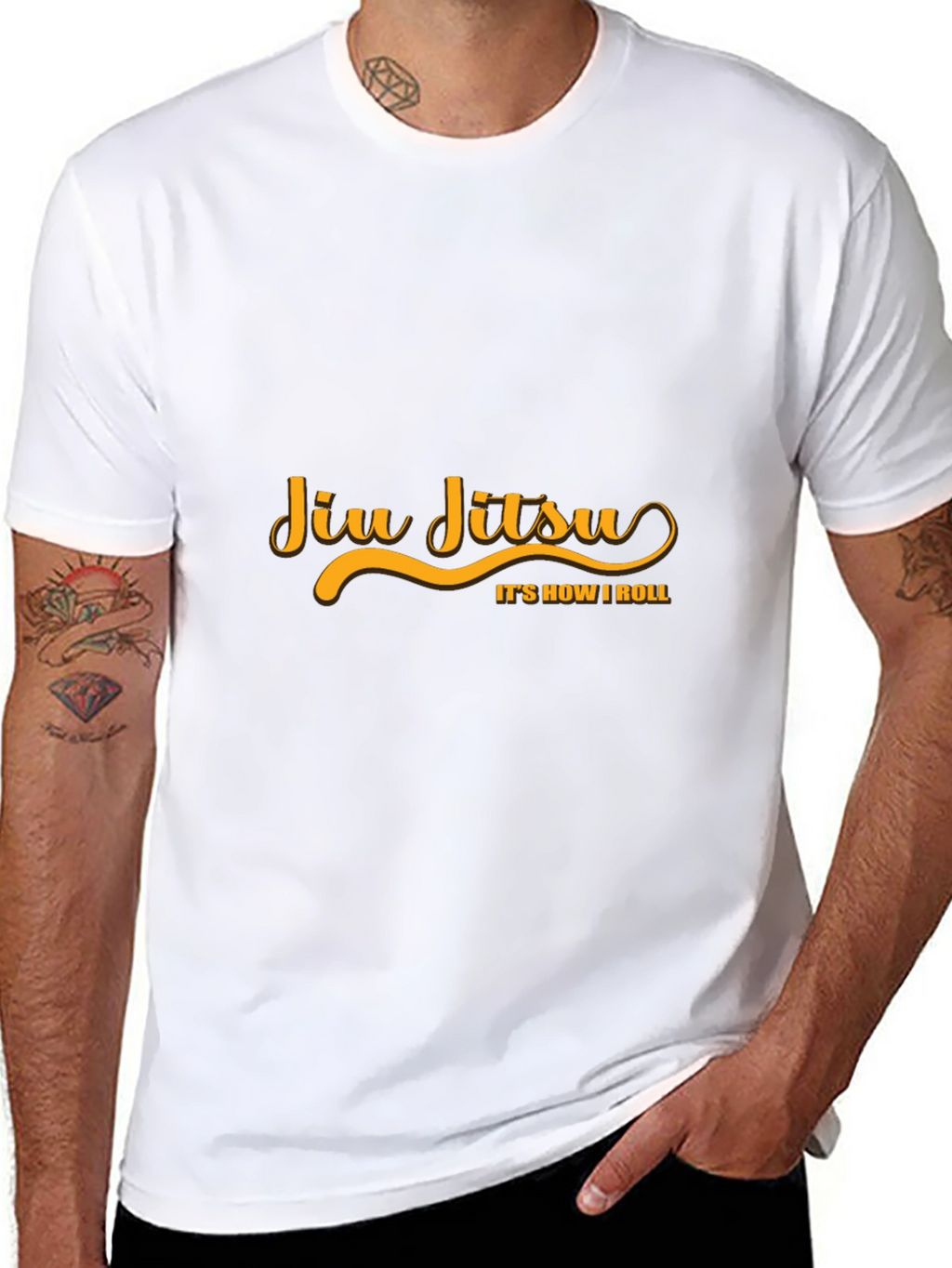 Jiu Jitsu Its How I Roll Black T-Shirt