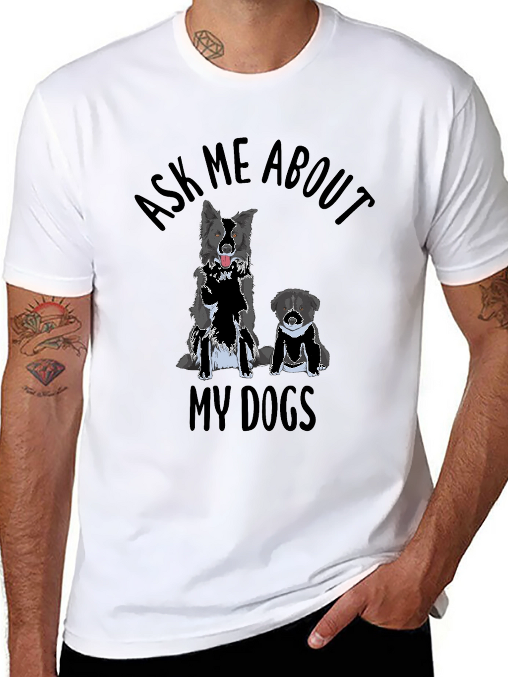 Ask Me About My Dogs T-Shirt