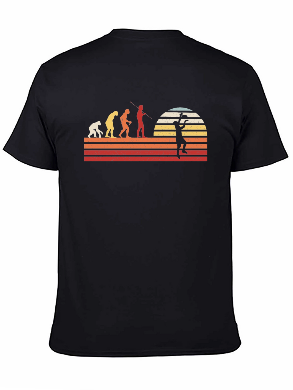 Evolution of Badminton T-Shirt