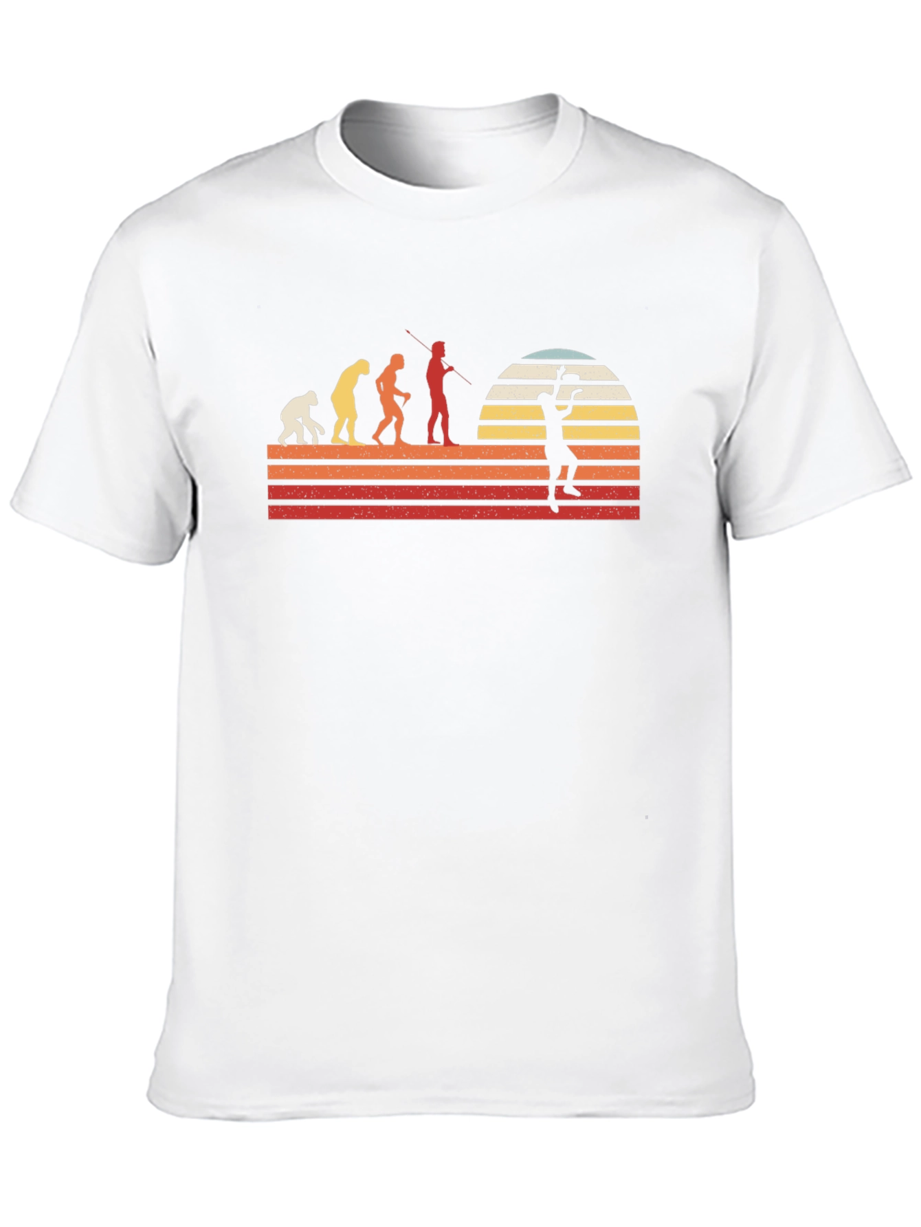 Evolution of Badminton T-Shirt