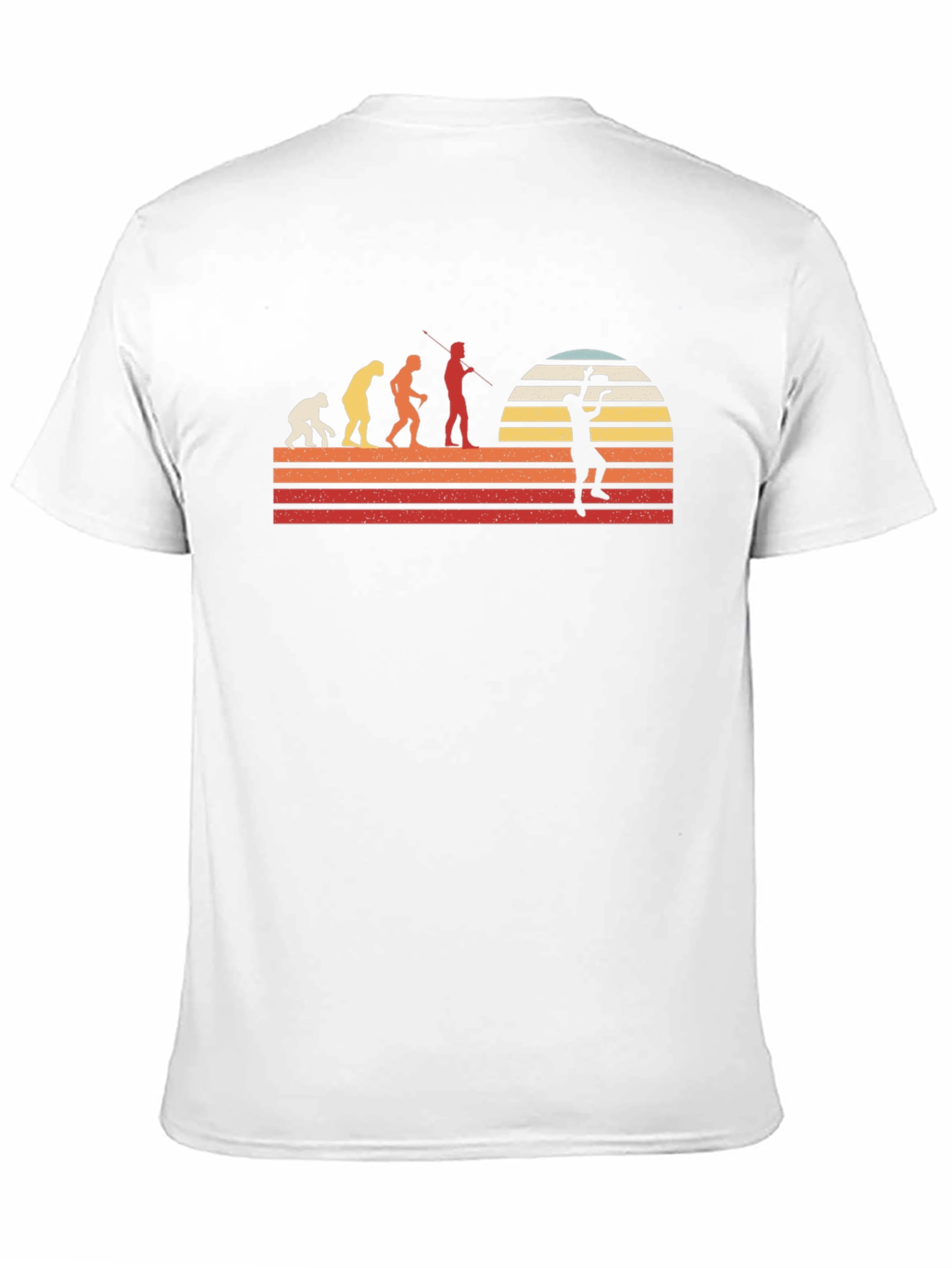 Evolution of Badminton T-Shirt