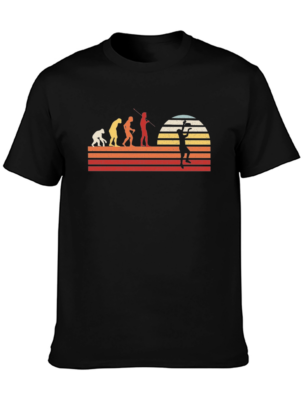 Evolution of Badminton T-Shirt